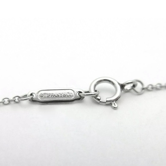 TIFFANY & CO ROUND PAVE DIAMOND LOCK NECKLACE - Picture 12 of 16